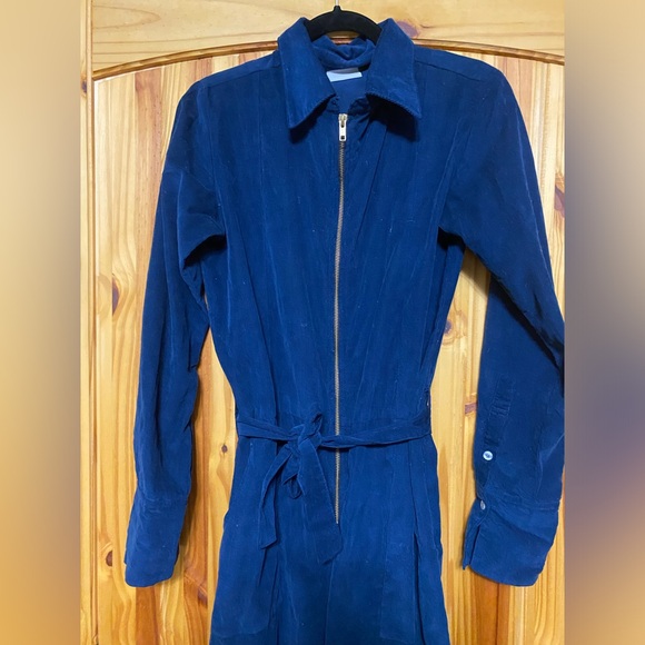 Rue Stiic blue corduroy Utility Jumpsuit - Picture 3 of 6
